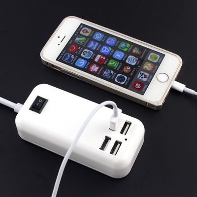 15W USB Desktop Charger  (1.5M Line / 4-Ports)