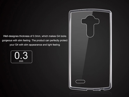 LG G4 Clear Silicon Case