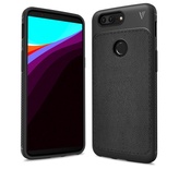 Oneplus 5T Leather Textured Matte Soft Silicone Case