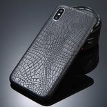 Apple iPhone crocodile skin leather soft case for iPhone 7/8 7plus/8plus X
