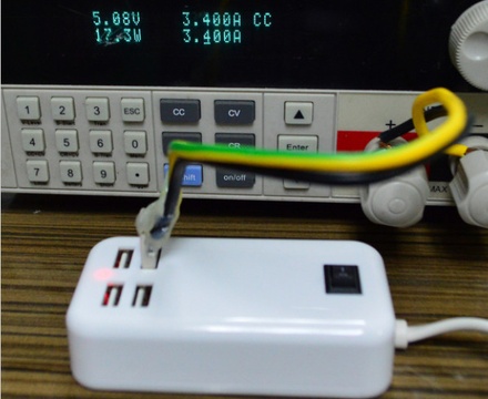 15W USB Desktop Charger  (1.5M Line / 4-Ports)