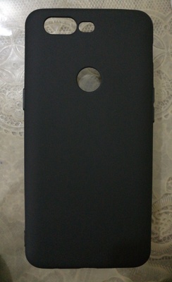 OnePlus 5T Black Silicon Case 