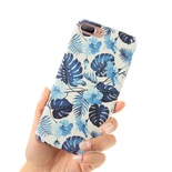 Apple iPhone floral design blue hard PC case iPhone 7/8 X/XS/XR