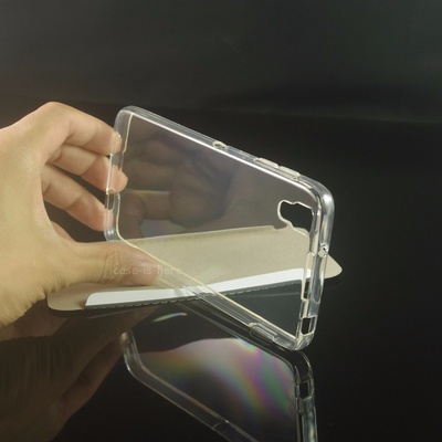 BlackBerry DTEK50 Transparent TPU Soft Gel Shockproof Silicone Case