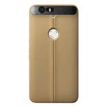 Huaewi Nexus 6P Leather Textured Silicone Back Case