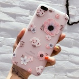 Apple iPhone floral pattern soft silicone case
